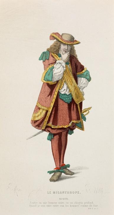 Alceste, Oeuvres complètes de Molière (c) akg-images