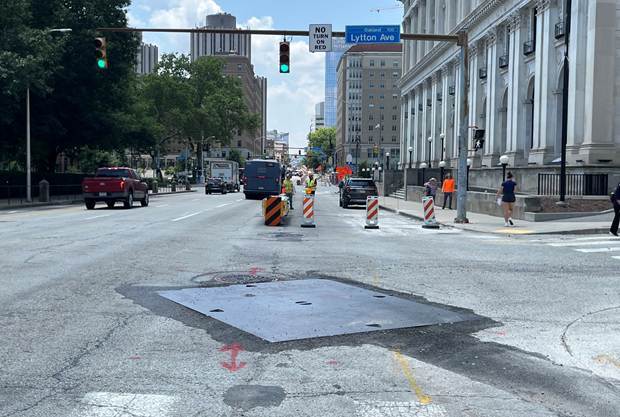 Traffic Pattern at Fifth Avenue and Lytton Avenue