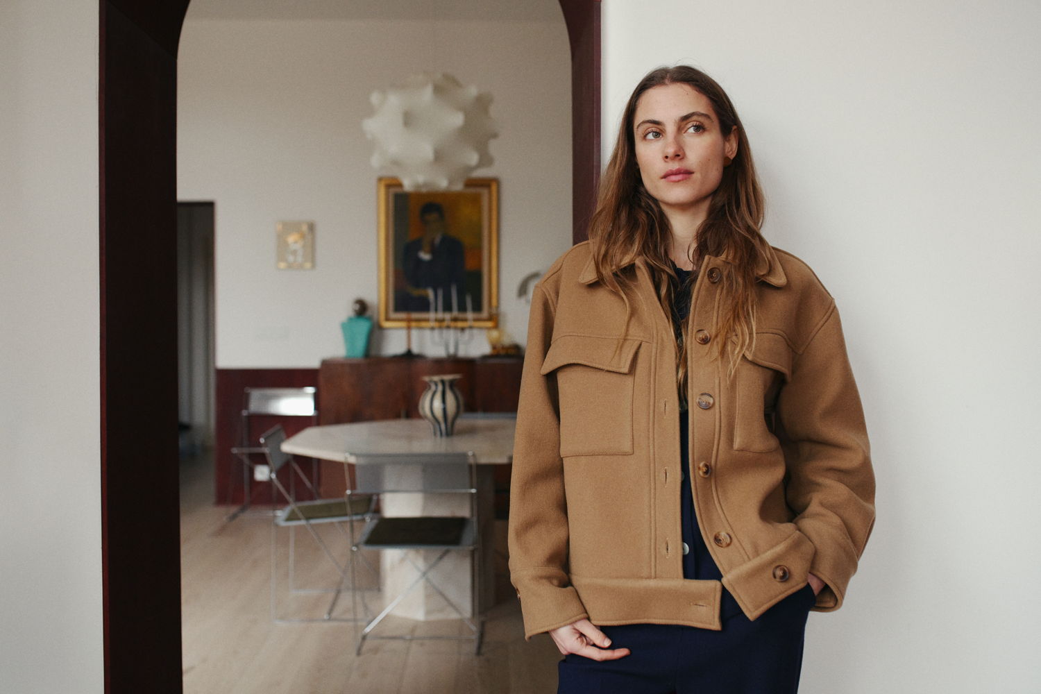 Mardi editions - SS23 - Veste Lelia Laine cachemire Cannelle (420€) (3)