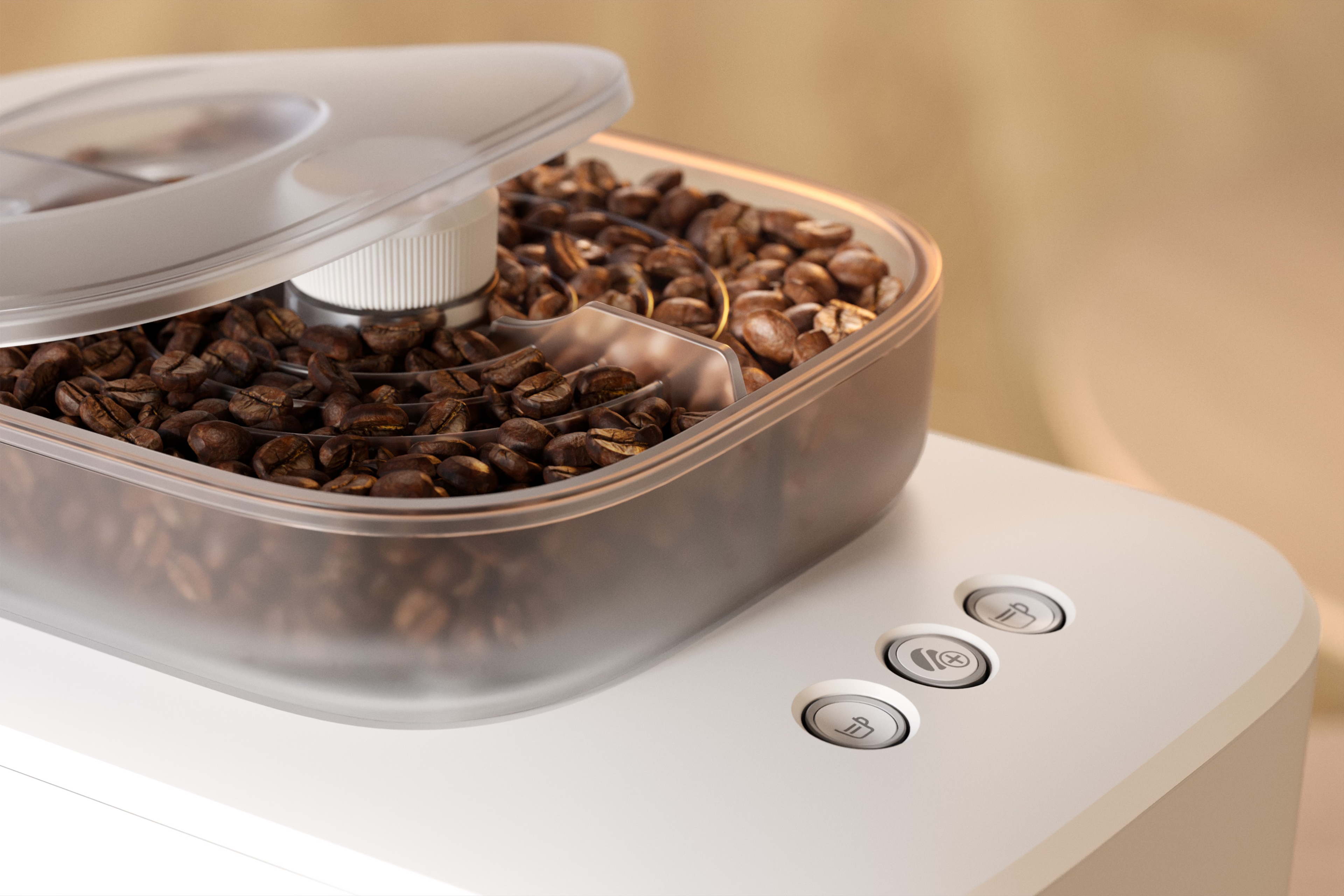 Deux variétés de grains, un seul swipe: Philips Baristina avec Bean swap