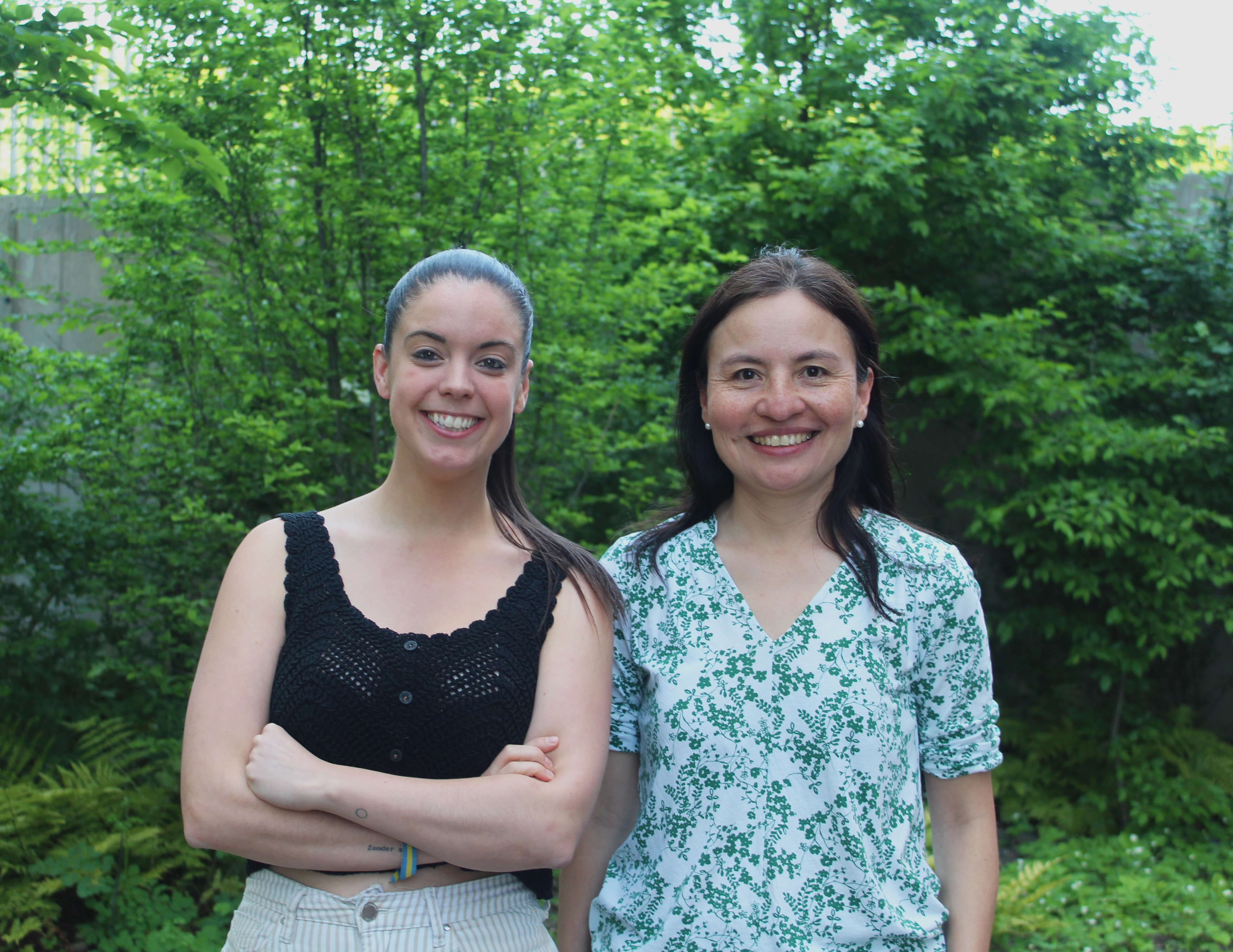 First author Sara Gutiérrez Fernández and Prof. Lucía Chávez Gutiérrez. First author Sara Gutiérrez Fernández and Prof. Lucía Chávez Gutiérrez.