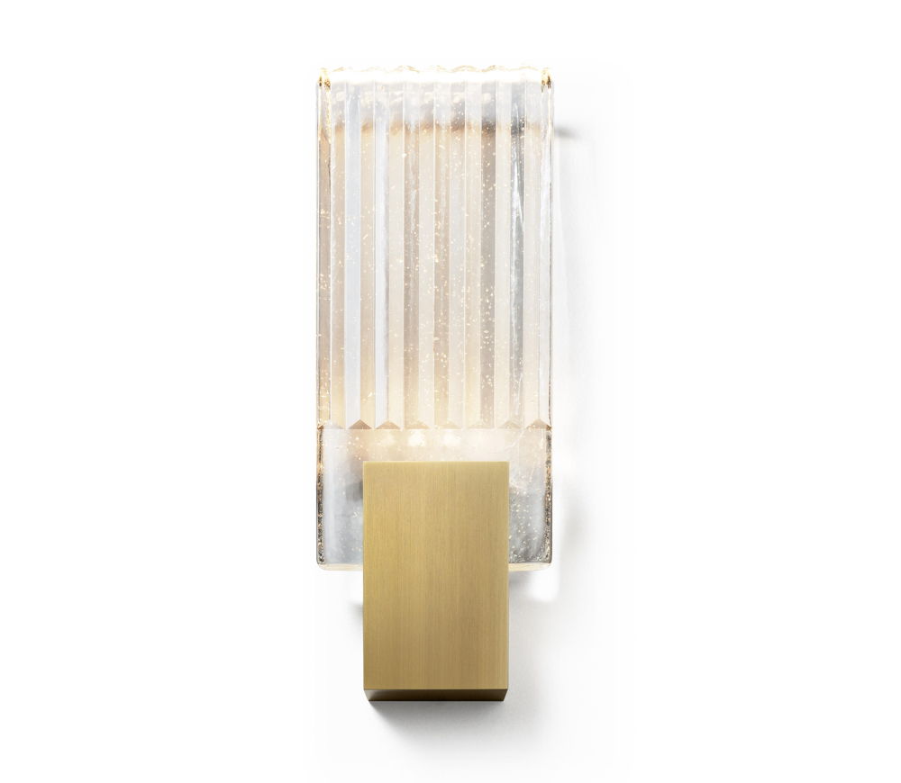 Pleated Glass Sconce