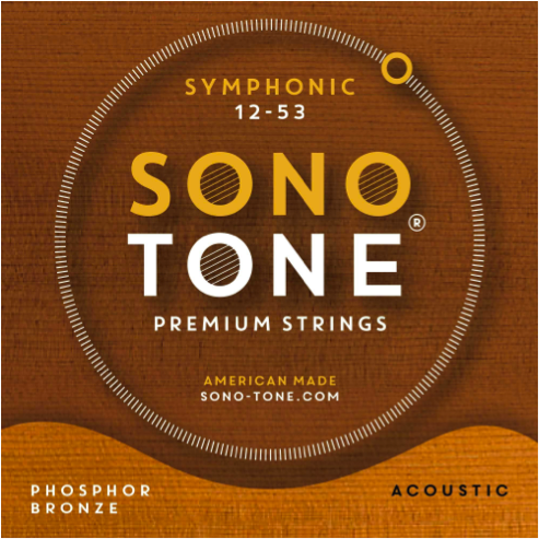 SonoTone Symphonic series premium acoustic guitar strings feature a precision hex core and an ultra phosphor bronze wrap designed to enhance the tone and feel of any acoustic guitar