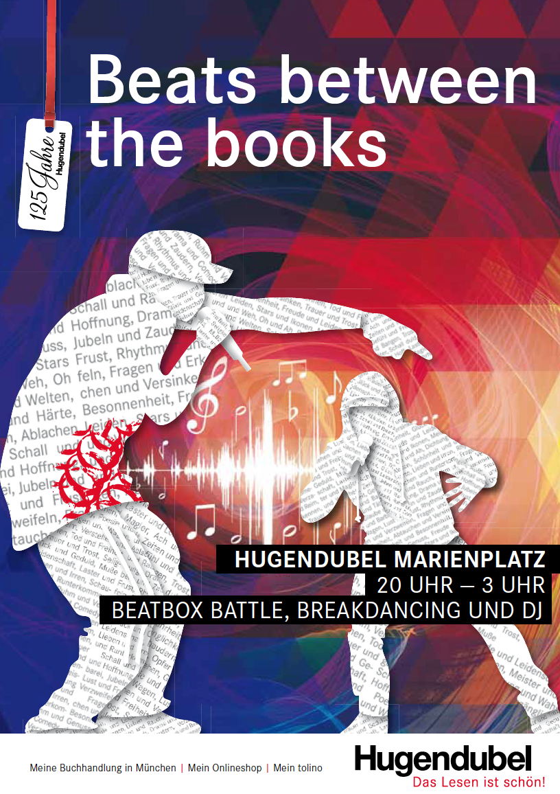 Mit "Beats between the books" ist Hugendubel zum ersten Mal bei der langen Musiknacht dabei.