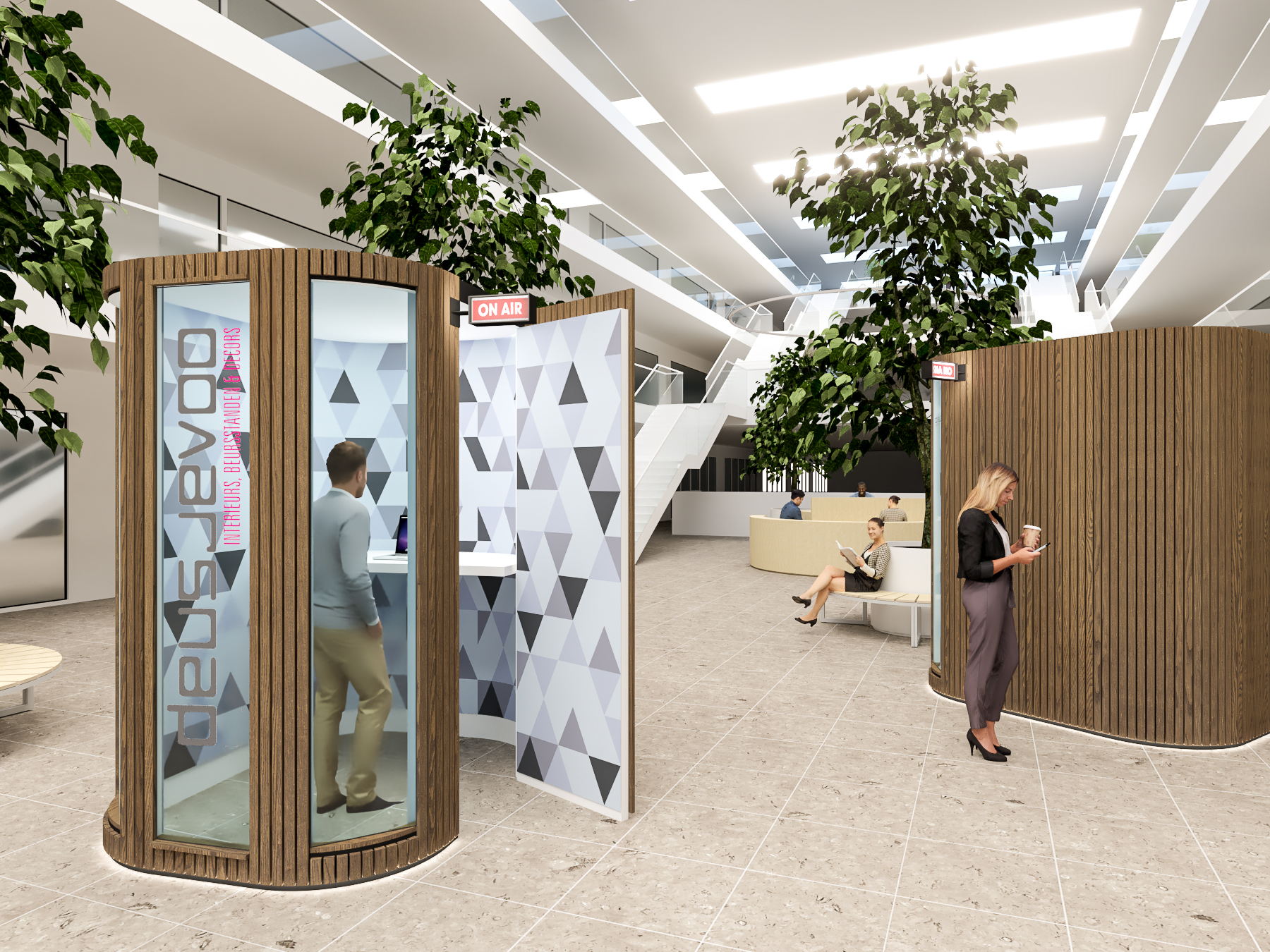 Wereldprimeur: Limburgse decorbouwer Deusjevoo lanceert transporteerbare microstudio op maat van elk bedrijf
