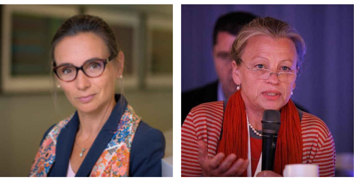 Links: Sylvie Rémond, Rechts: Tamar Joulia-Paris