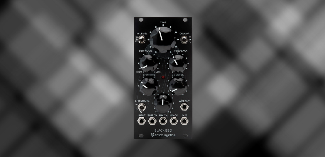 Erica Synths Introduces Black BBD Analog Delay Module