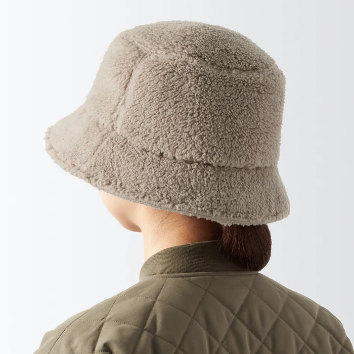 Recycled Polyester Boa Bucket Hat, $39.90