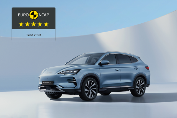 BYD SEAL U and BYD TANG awarded 5 stars in Euro NCAP Safety Tests