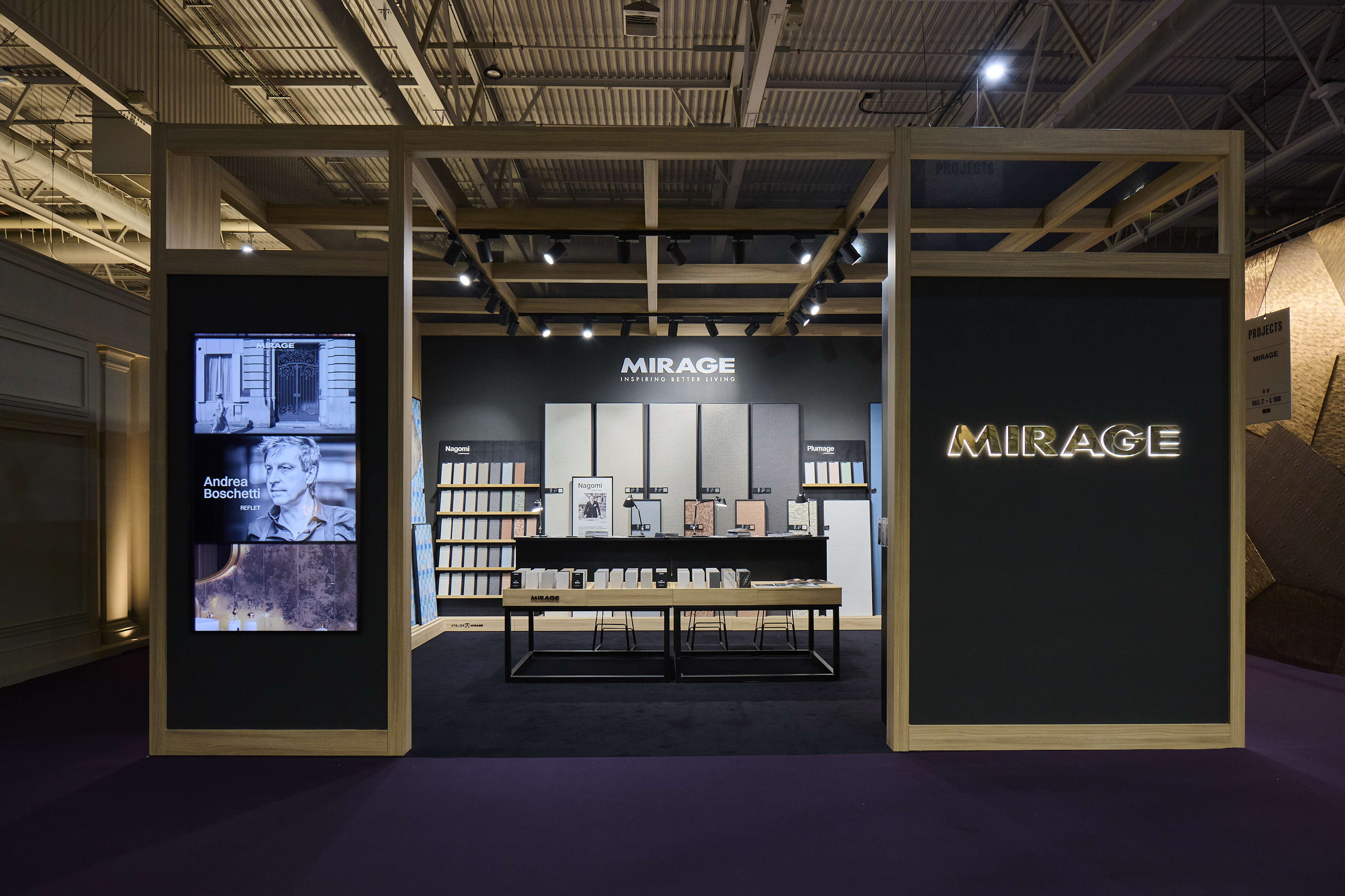 Mirage’s exhibition space at Maison&Objet 2025 (Stand No. K167, Hall 7) Mirage’s exhibition space at Maison&Objet 2025 (Stand No. K167, Hall 7)