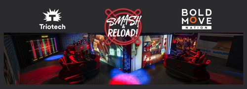 Triotech and BoldMove partner up for Smash & Reload; world’s smartest & funniest interactive dark ride
