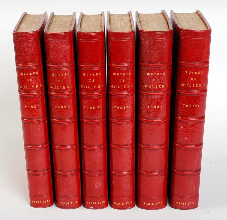 Oeuvres de Molière, avec des remarques grammaticales; des avertissements et des observations sur chaque pièce, par M. Bret, Paris (Compagnie des Libraires Associés), 1773 (c) François Guénet / akg-images