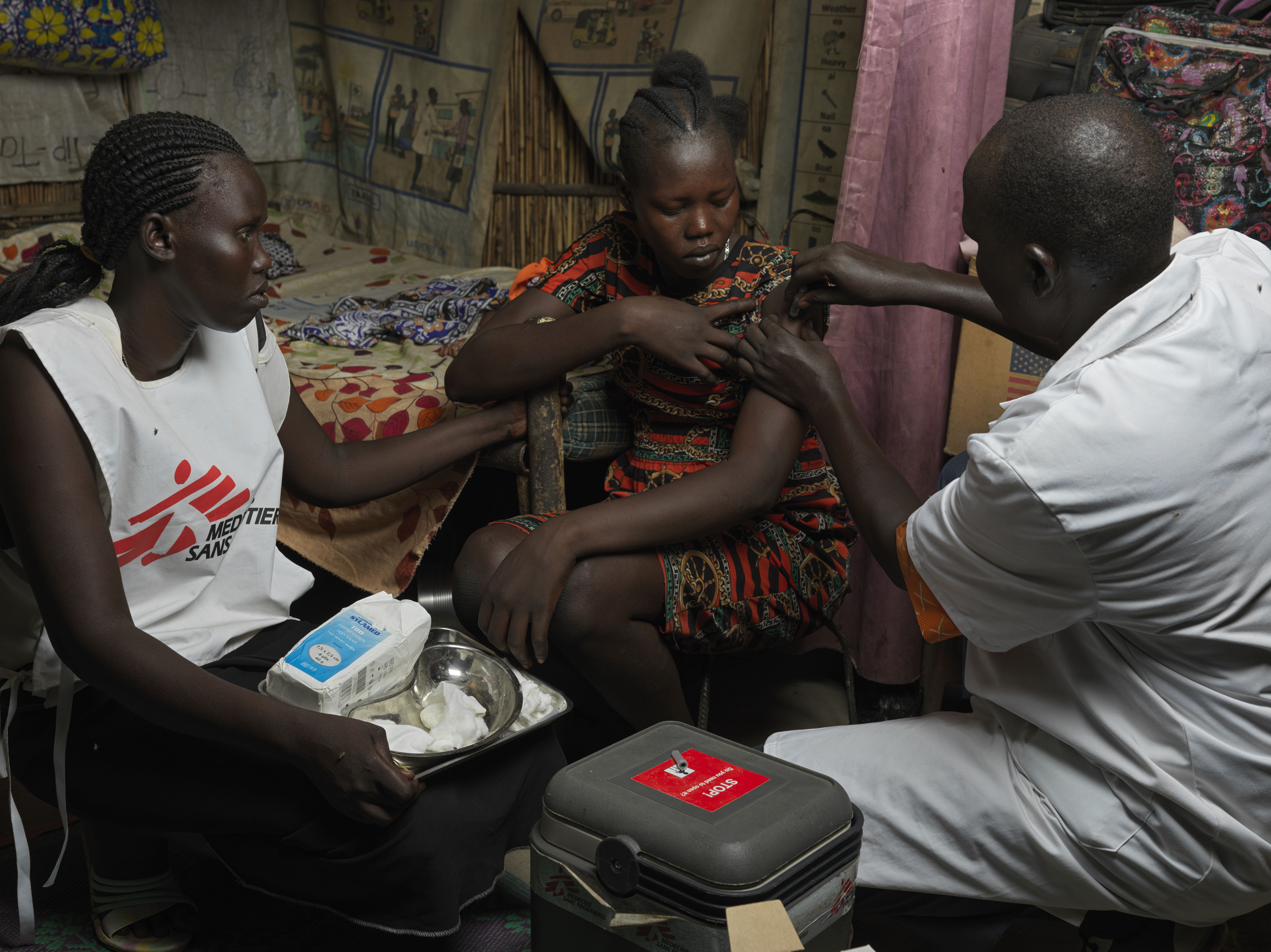 MSF teams visit residents of Bentiu IDP camp to vaccinate them against hepatitis E MSF teams visit residents of Bentiu IDP camp to vaccinate them against hepatitis E