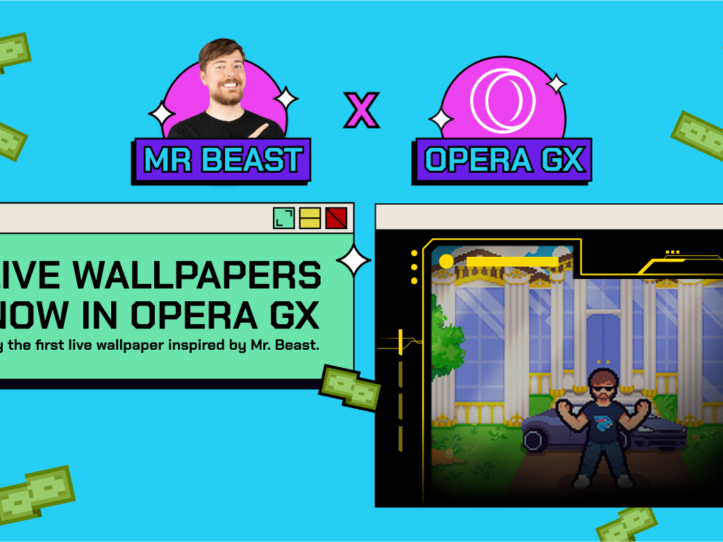 Opera GX te permitirá establecer un Live Wallpaper como si fuera un videojuego para el navegador y Windows