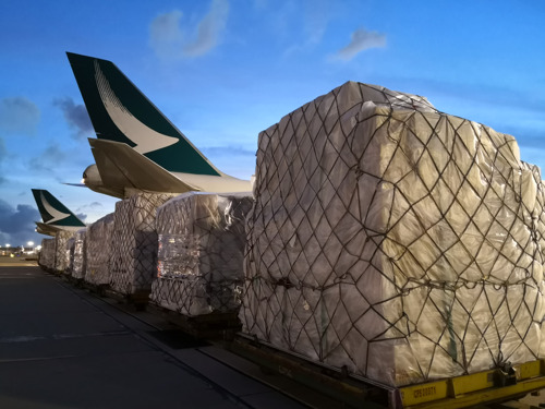 Cathay Pacific Cargo levert medische benodigdheden aan India voor de noodsituatie in de gezondheidszorg