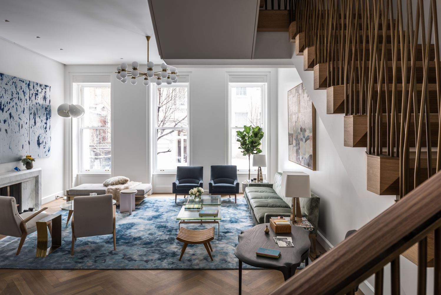 View of second floor. Photo by Alan Tansey.