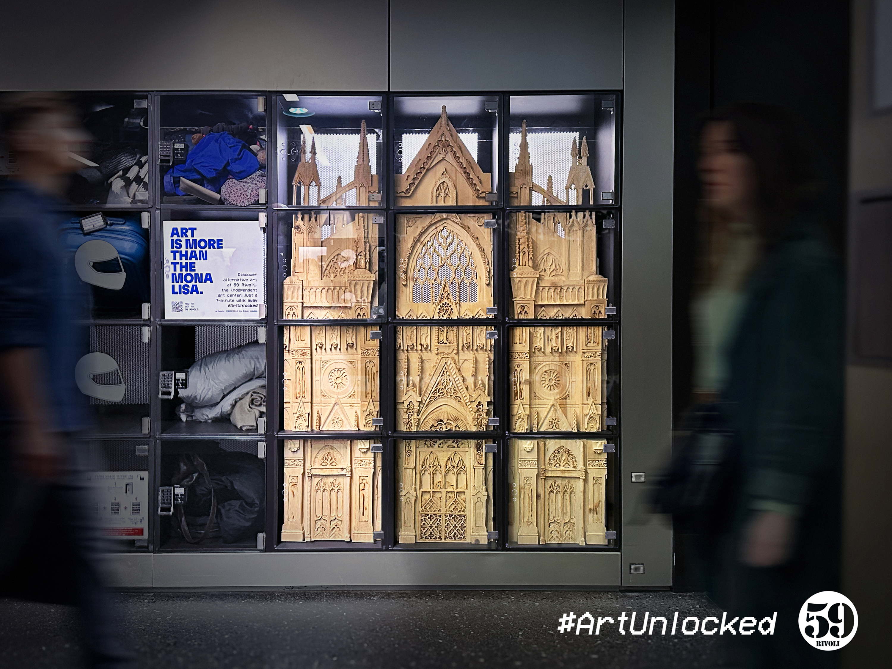 Unauthorized exhibition in the world's biggest museum