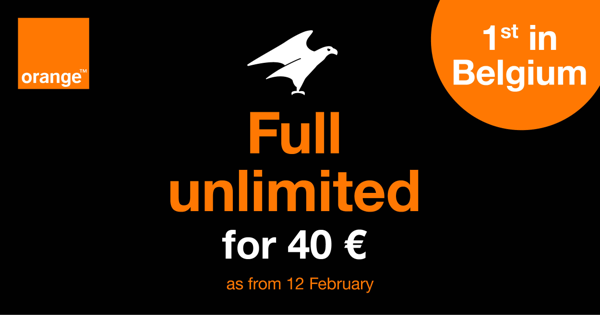 Orange launches the first fully unlimited mobile subscription in Belgium