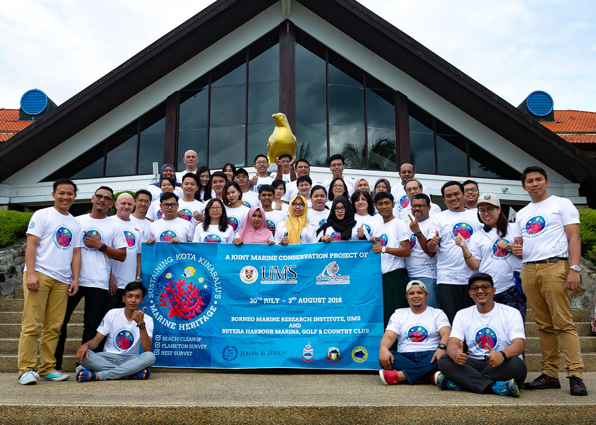 Our ‘eco heroes’ who helped preserve Kota Kinabalu’s marine heritage. 