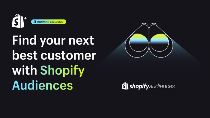 Introducing Shopify Audiences: The Marketing Tool Independent Merchants Need Now