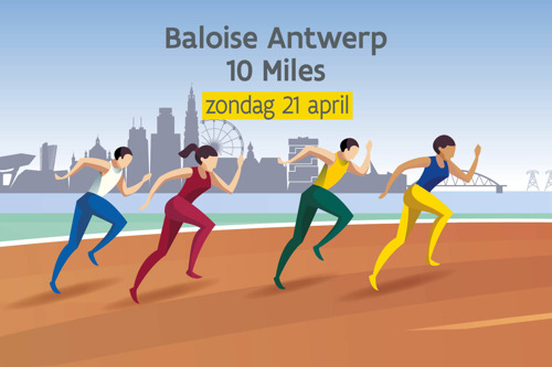 De Lijn zet 23 extra trams in voor de Baloise Antwerp 10 Miles op zondag 21 april
