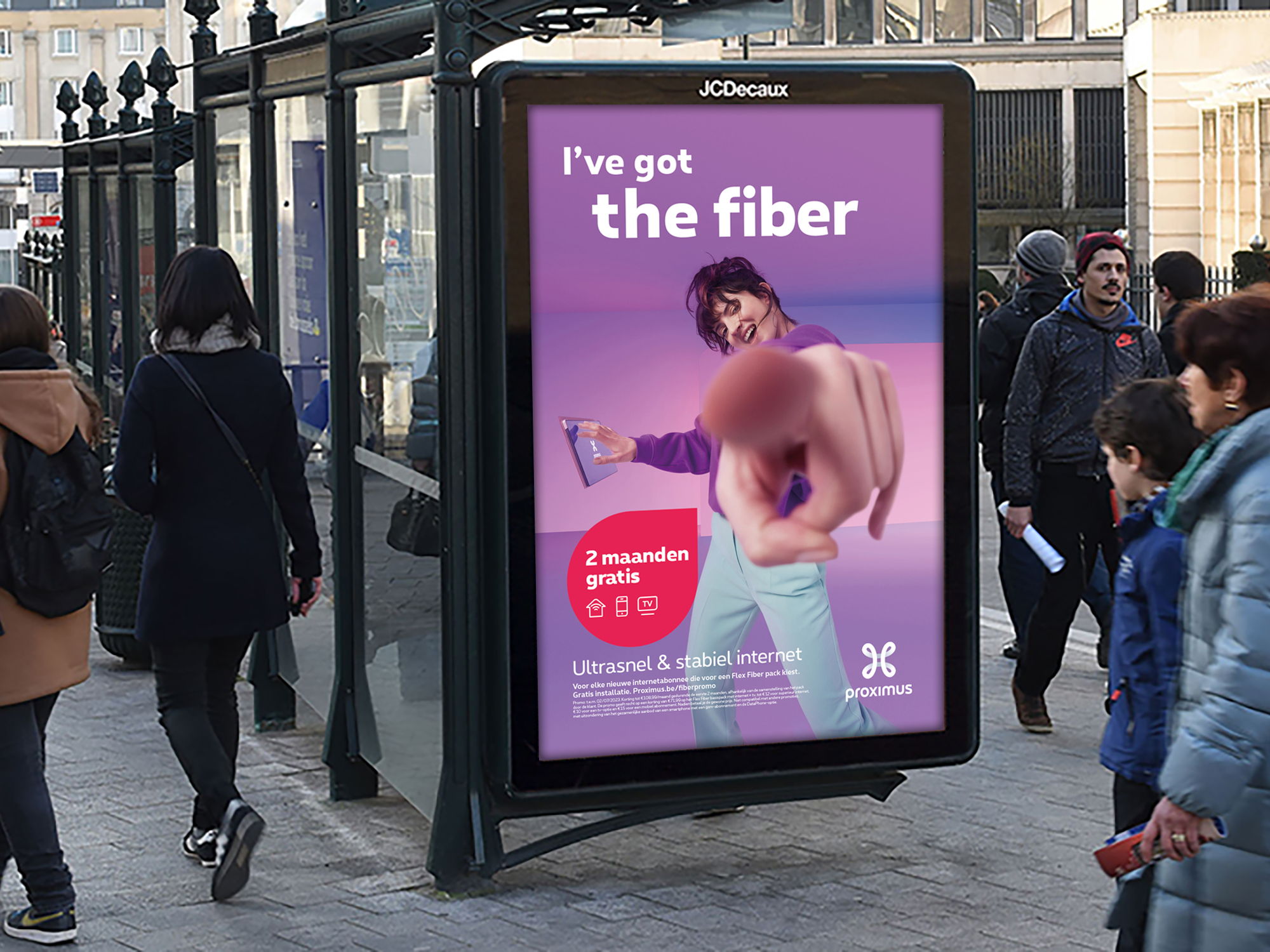 SILK & Proximus laten je met de vingers knippen op het ritme van fiber.