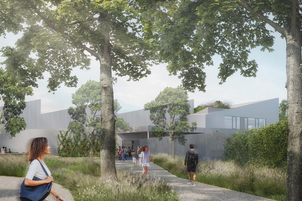 Nieuwbouw - inkom vanaf parking