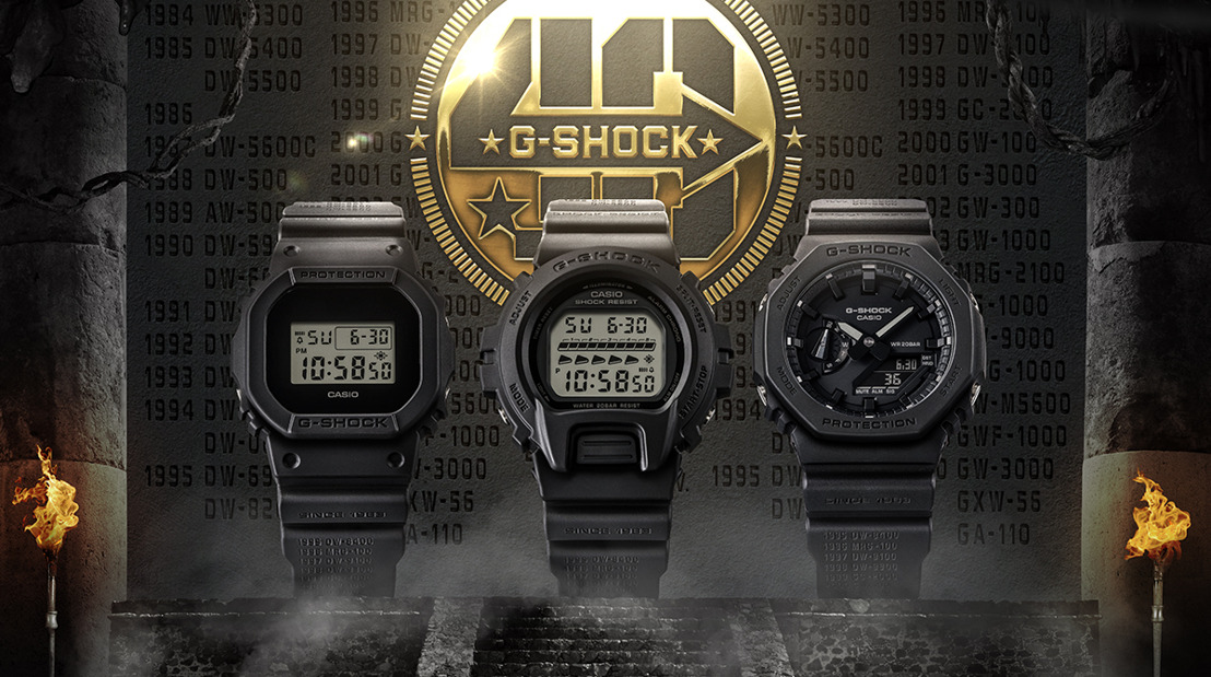 G-SHOCK lanza el modelo Remaster Black para rendir homenaje a sus cuatro décadas de historia