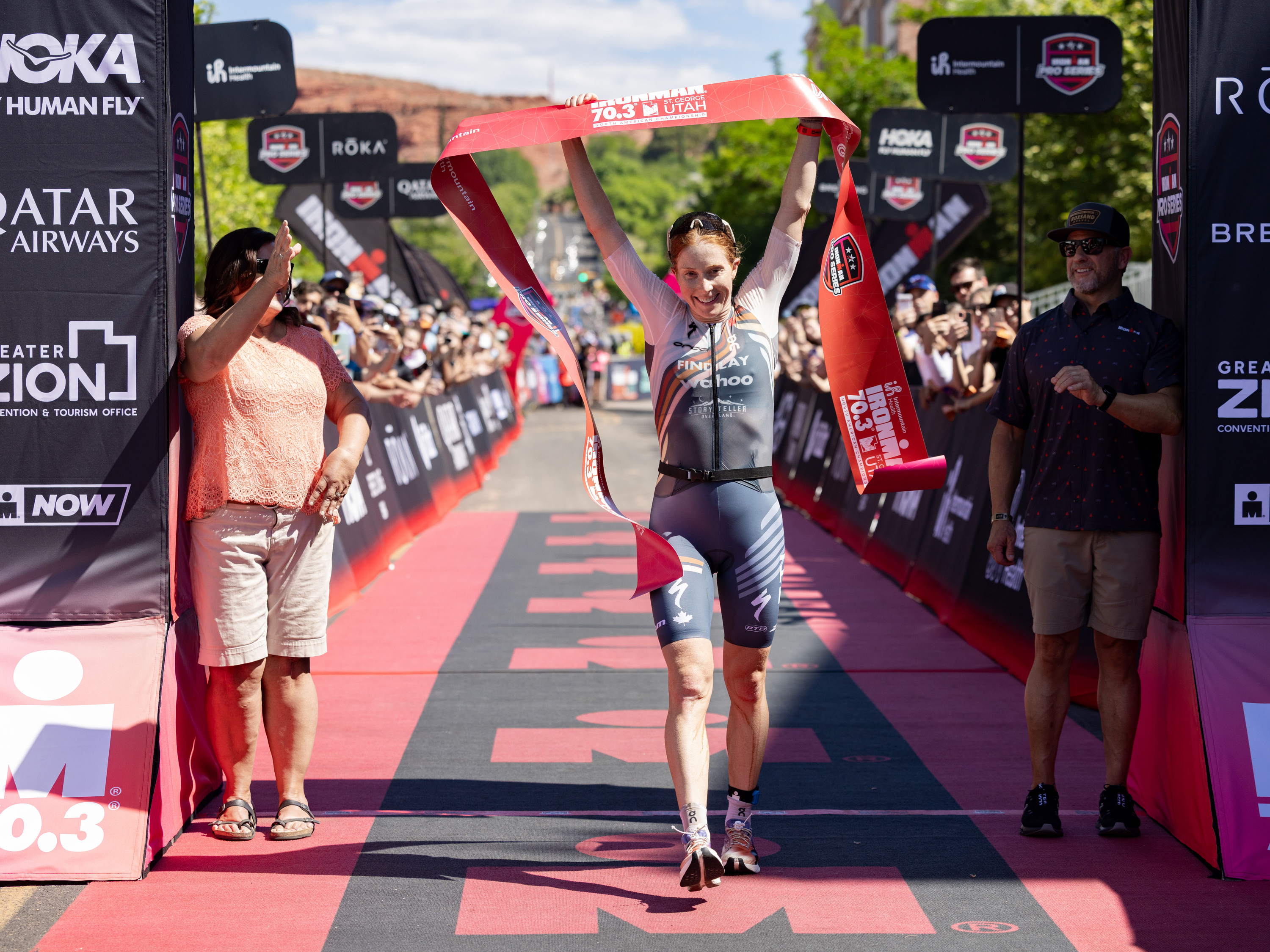 Paula Findlay Defends her Title at the 70.3 Ironman in St. George 
