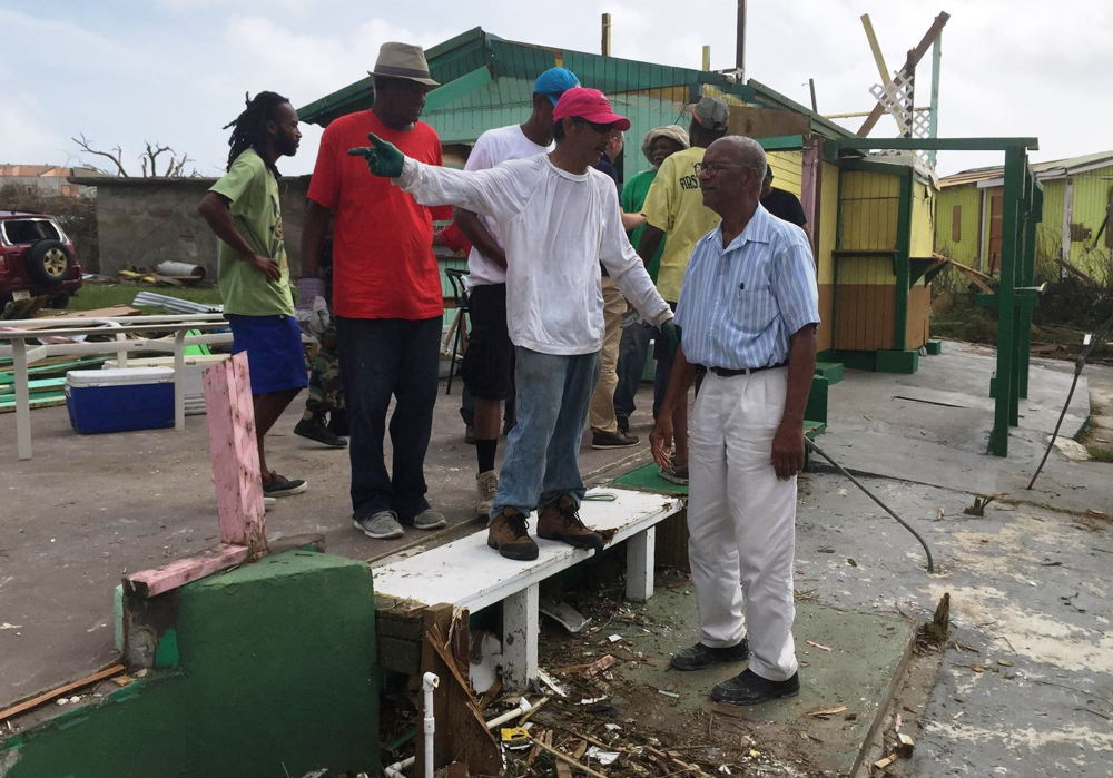 Premier Smith conducts assessment tour on Virgin Gorda.