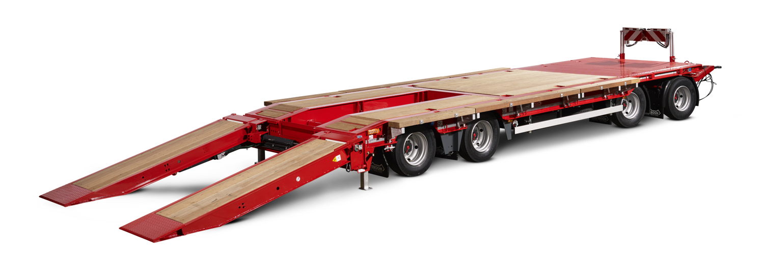 Nooteboom 4-axle drawbar trailer, type ASDV-40-22