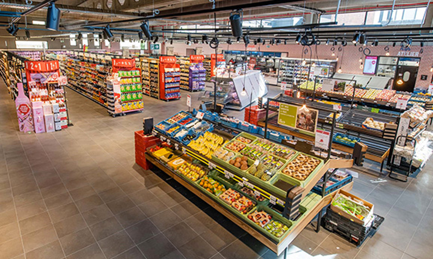 Delhaizesupermarkt Kortrijk Sint-Rochus volledig vernieuwd volgens gloednieuw supermarktconcept