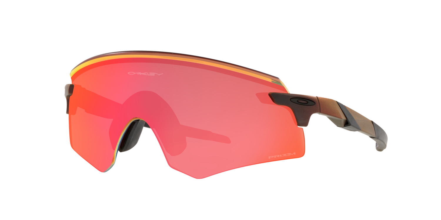 OAKLEY 2022 MTB COLLECTION - ENCODER MATTE RED COLORSHIFT WITH PRIZM TRAIL TORCH