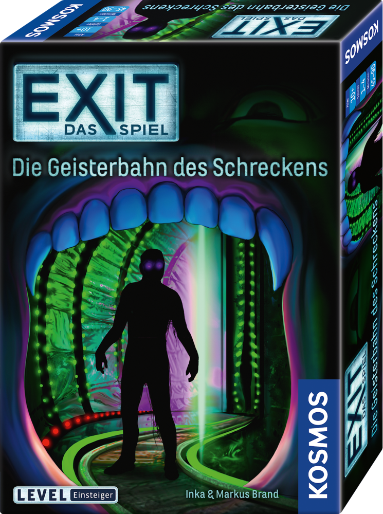 "EXIT - Die Geisterbahn des Schreckens" ist nur eines der verfügbaren Spiele.