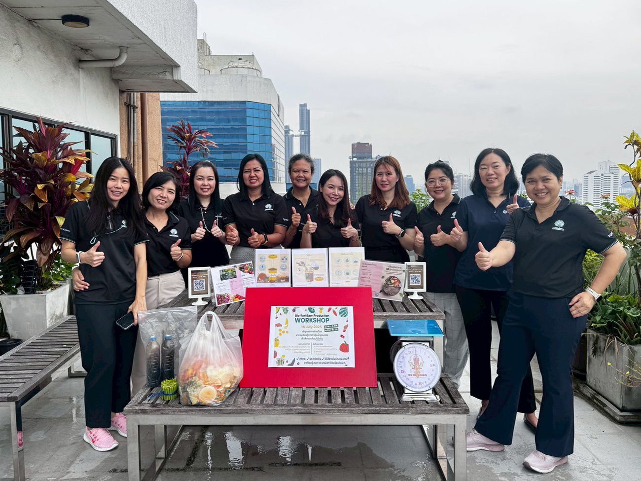 🌱Turning Food Waste into Fertilizer: A Practical Sustainability Workshop in Thailand 🌱