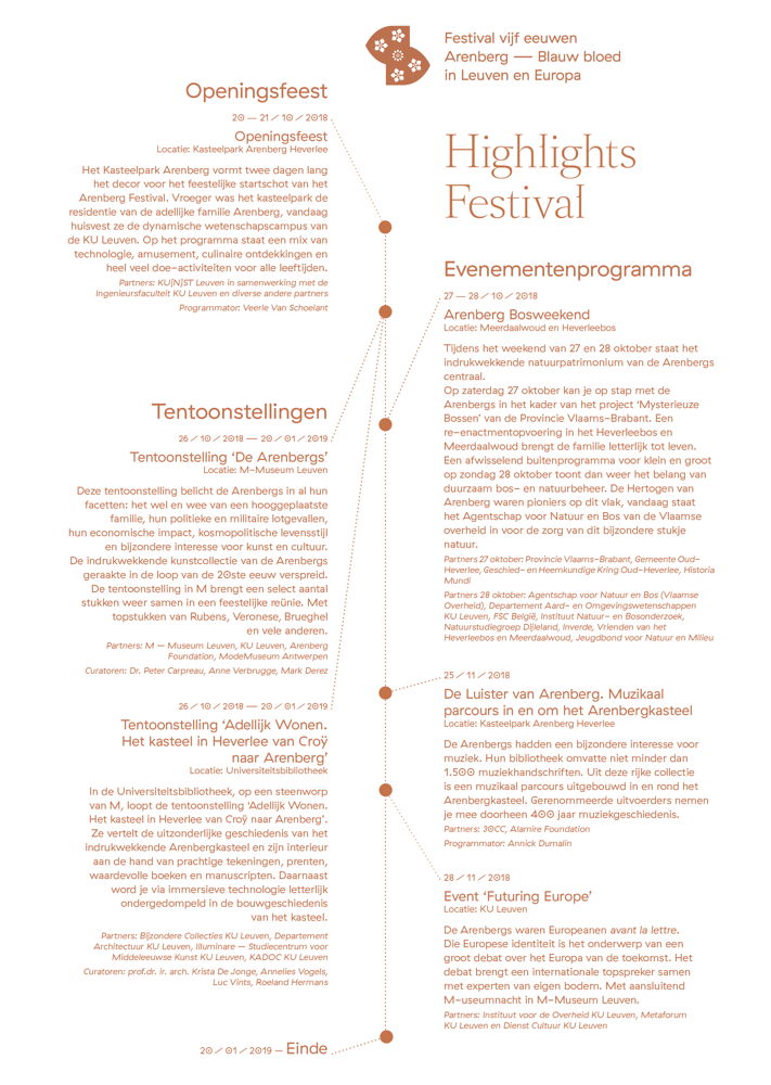 De highlights van het Arenberg Festival