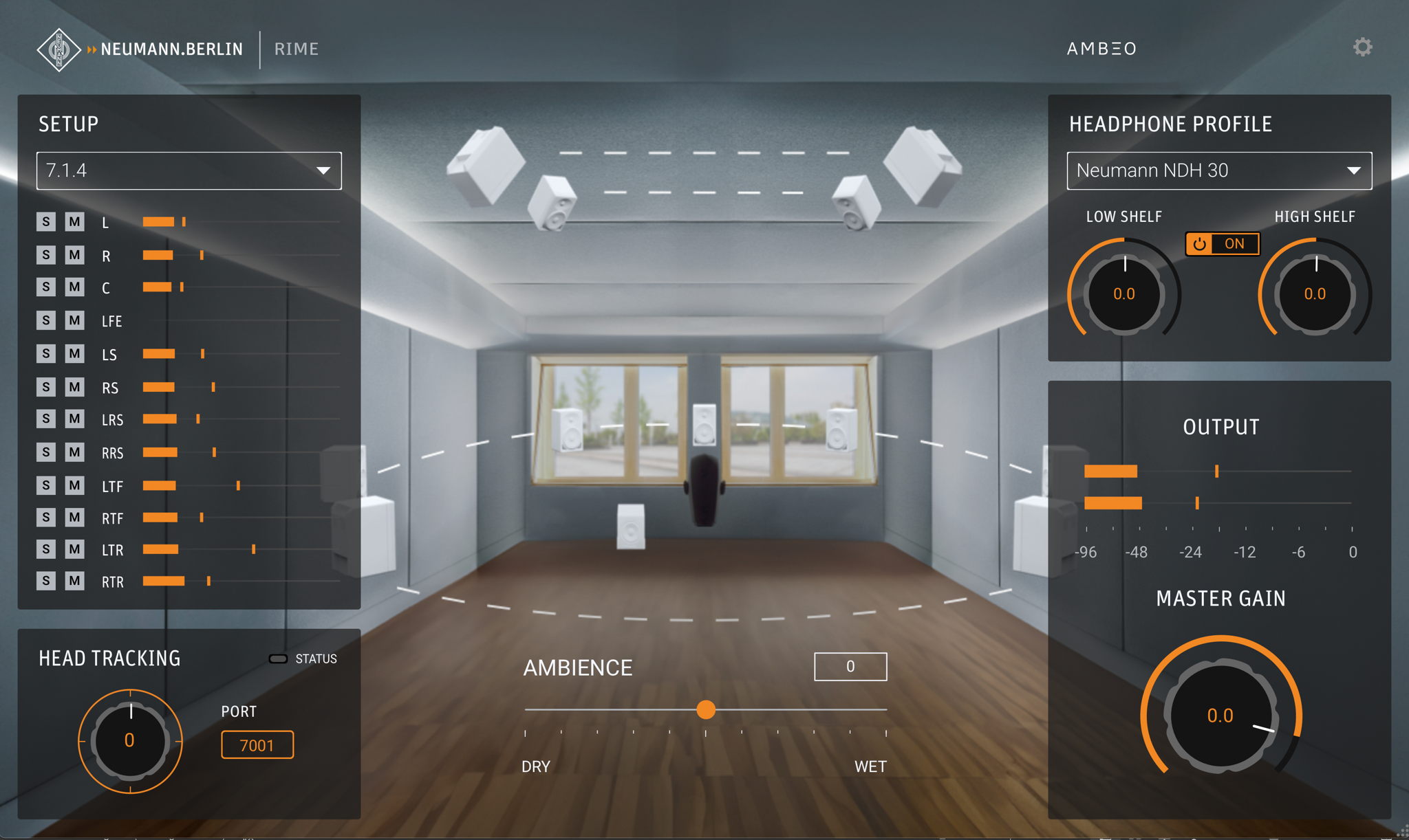 Le nouveau plug-in DAW de Neumann, RIME (Reference Immersive Monitoring Environment).