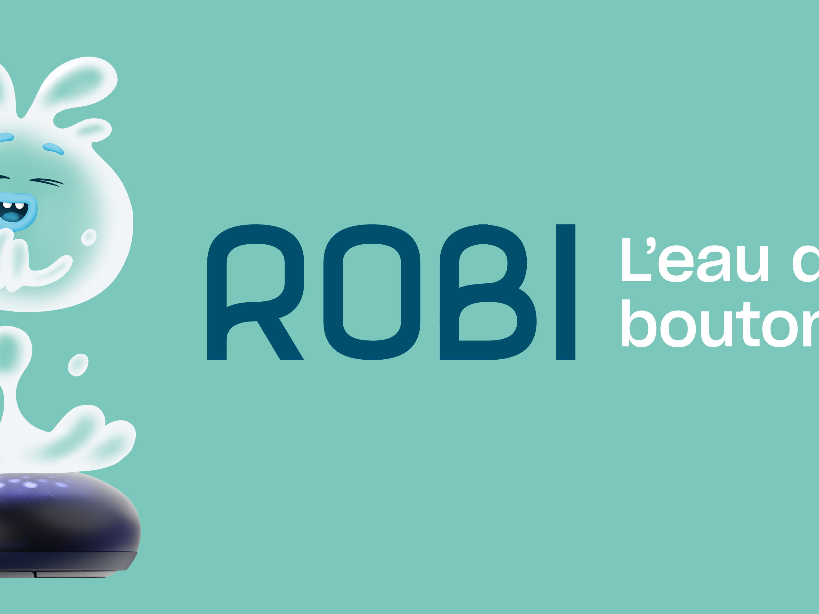 Bonka Circus et Robinetto lancent Robi : l’eau du bouton
