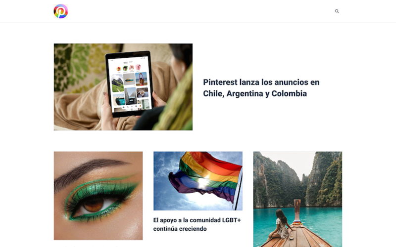 How Pinterest announces news through Prezly