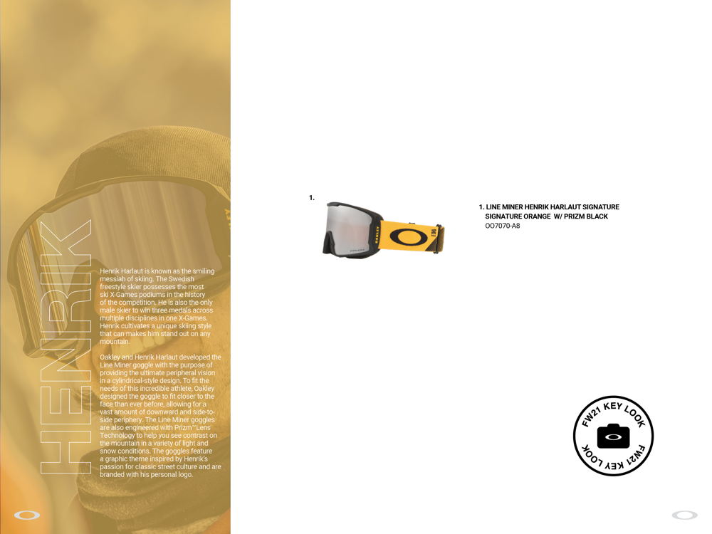 OAKLEY HENRIK HARLAUT - KEY LOOK