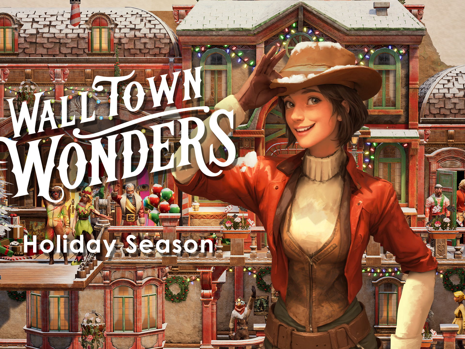 Célébrez les fêtes de fin d'année avec la mise à jour gratuite de Wall Town Wonders !