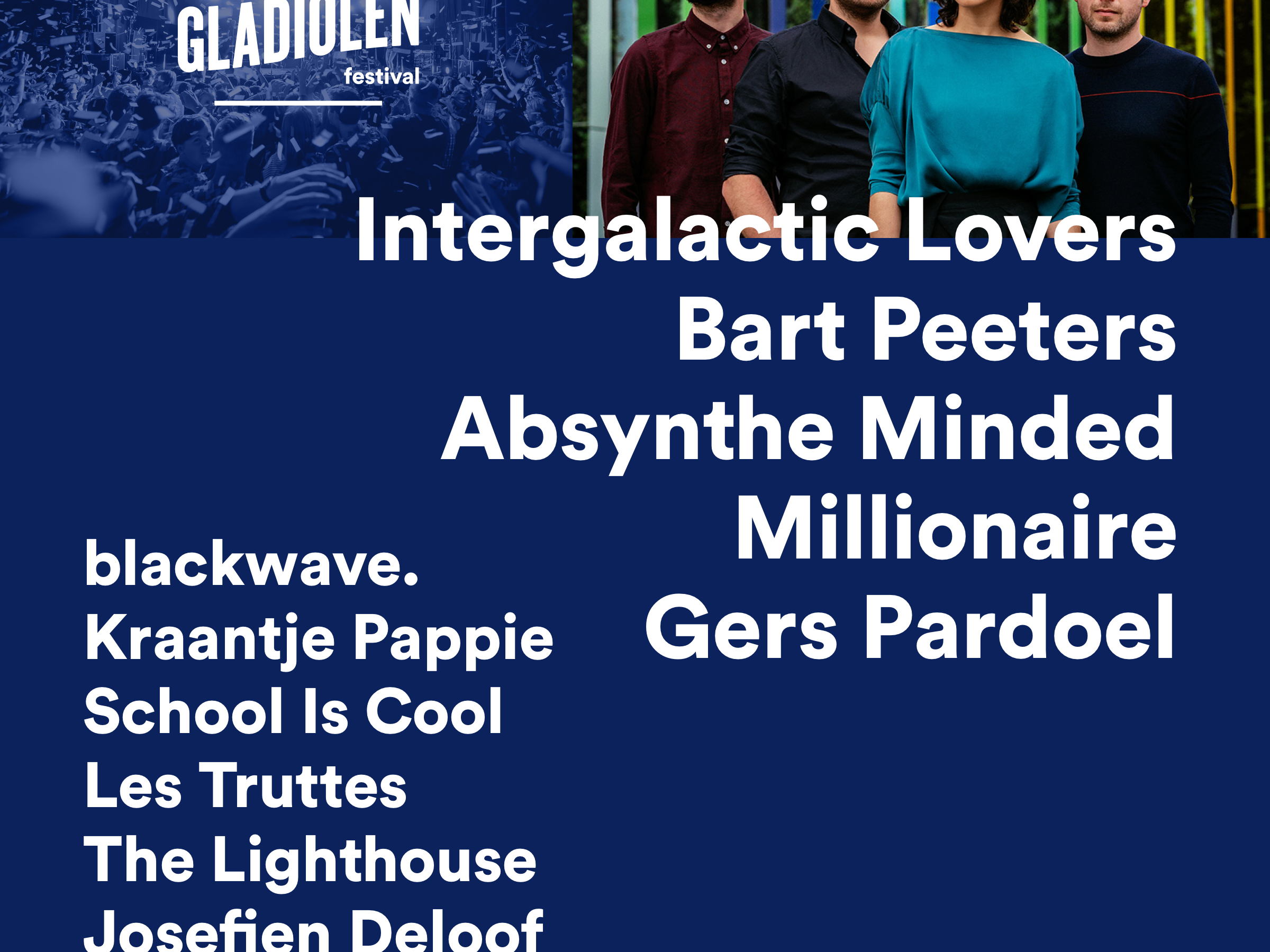 Gladiolen zet Belgische toppers op affiche