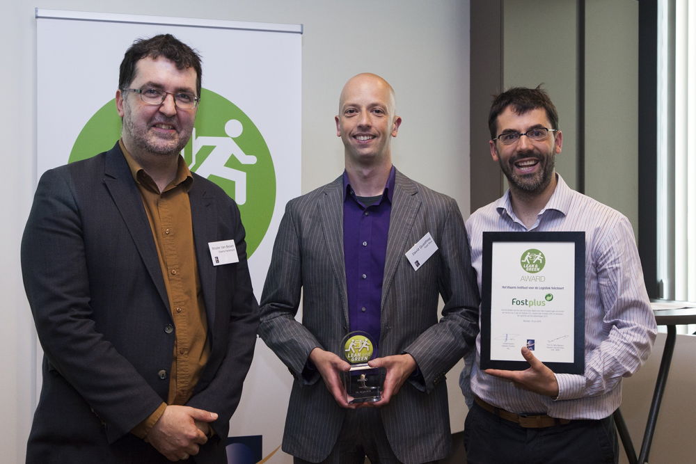 Fost Plus reçoit le Lean&Green Award de Wouter van Besien (Groen)