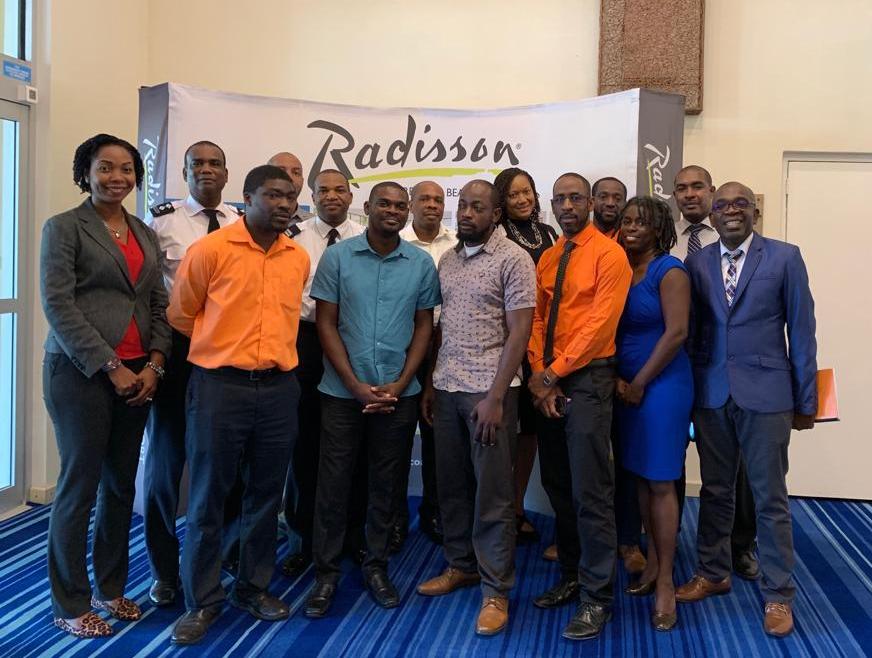 Group photo: Final team of participants at the national consultation held in Grenada.