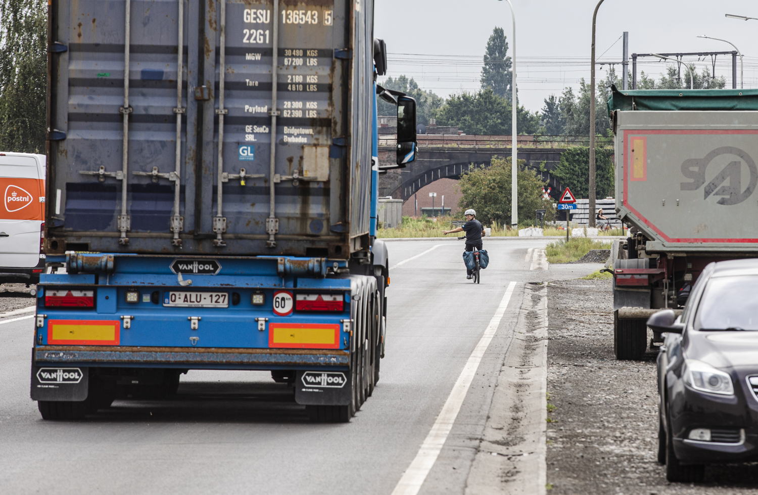 Met de fiets door het havengebied