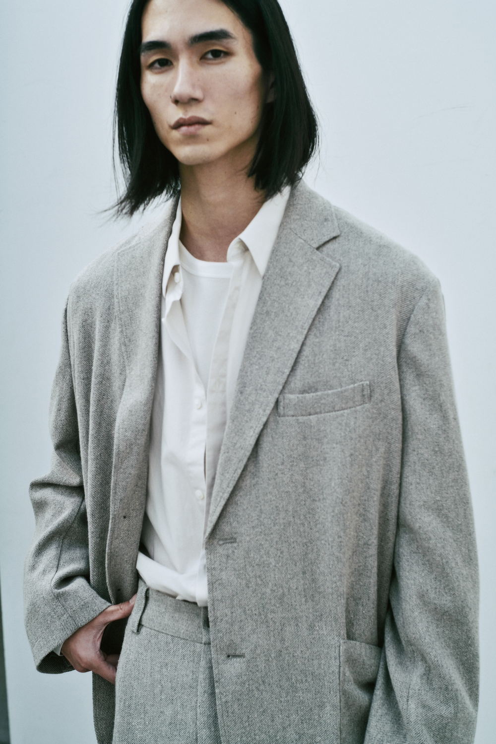 Linen Blend Wool Jacket ($180.00)