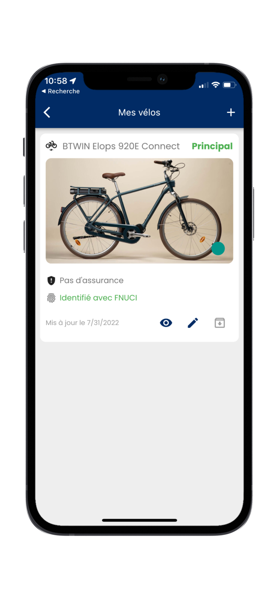 Owlee - bike identification