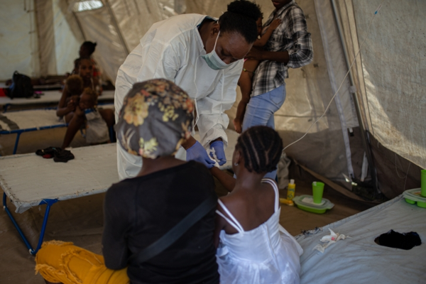 Escasez crítica de vacunas contra el cólera