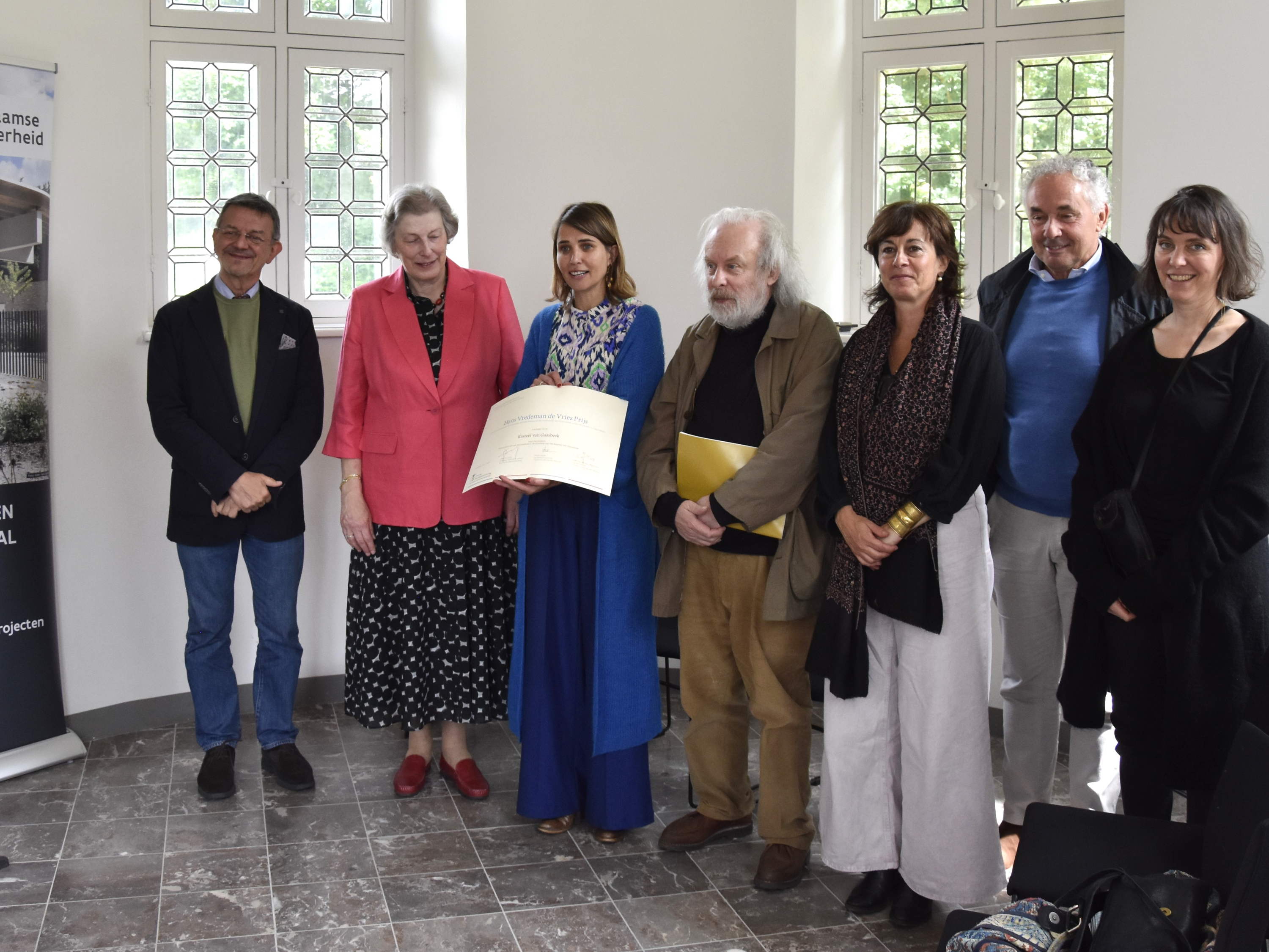 Restauratie van het unieke stucplafond in de Gloriëtte van het Kasteel van Gaasbeek valt in de prijzen