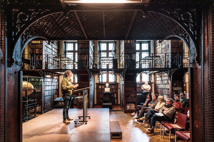 Lezing in de Nottebohmzaal | Erfgoedbibliotheek Hendrik Conscience | Foto: LUCID